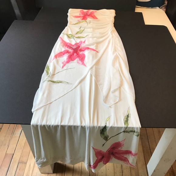 Twik GORGEOUS! bandeau jumpsuit with sheer layer - Picture 3 of 8